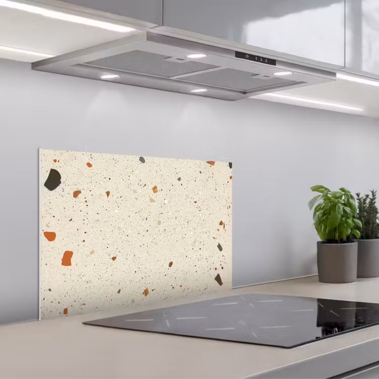 Kitchen splashback for hob - Terrazzo - Decoration - Tiles - Patterns — 1