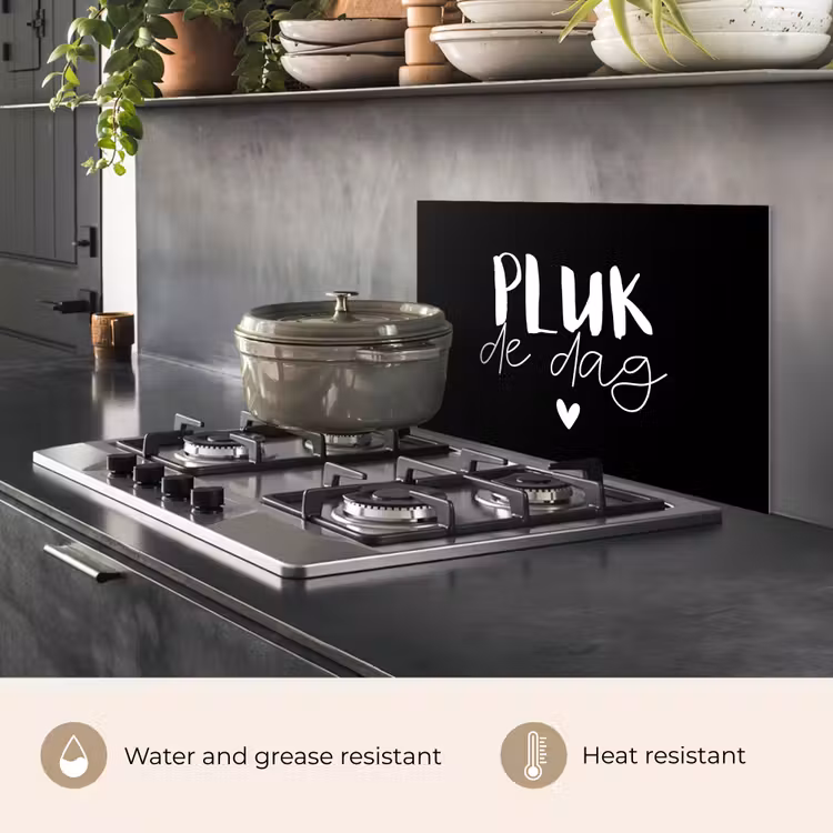 Kitchen splashback for hob - Quotes - Seize the day - Proverbs - Carpe diem - Happiness — 2