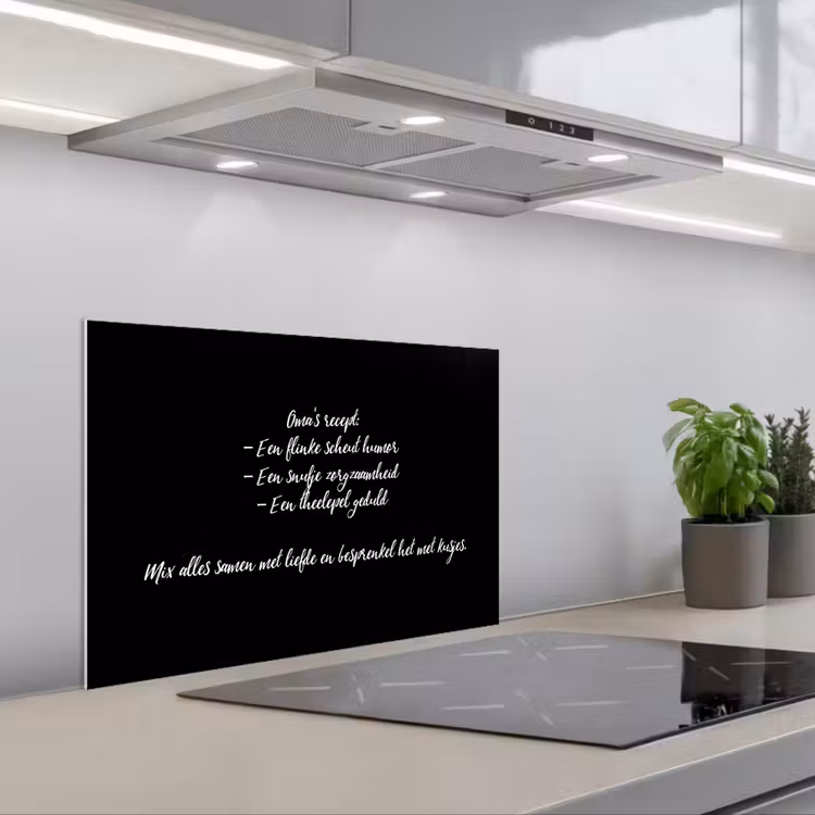 Kitchen splashback for hob - Grandma's recipe - Cooking - Quotes - Proverbs - Grandma — 1
