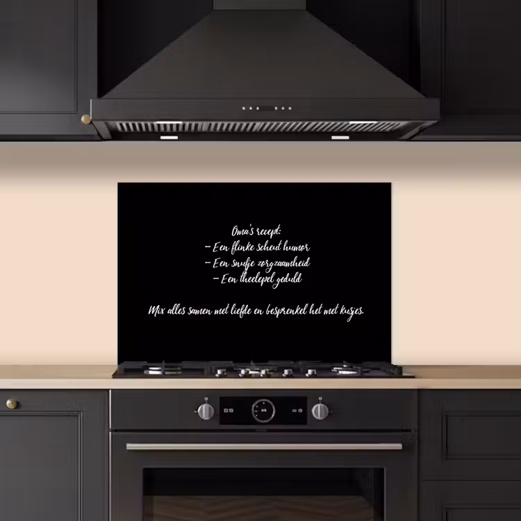 Kitchen splashback for hob - Grandma's recipe - Cooking - Quotes - Proverbs - Grandma — 5