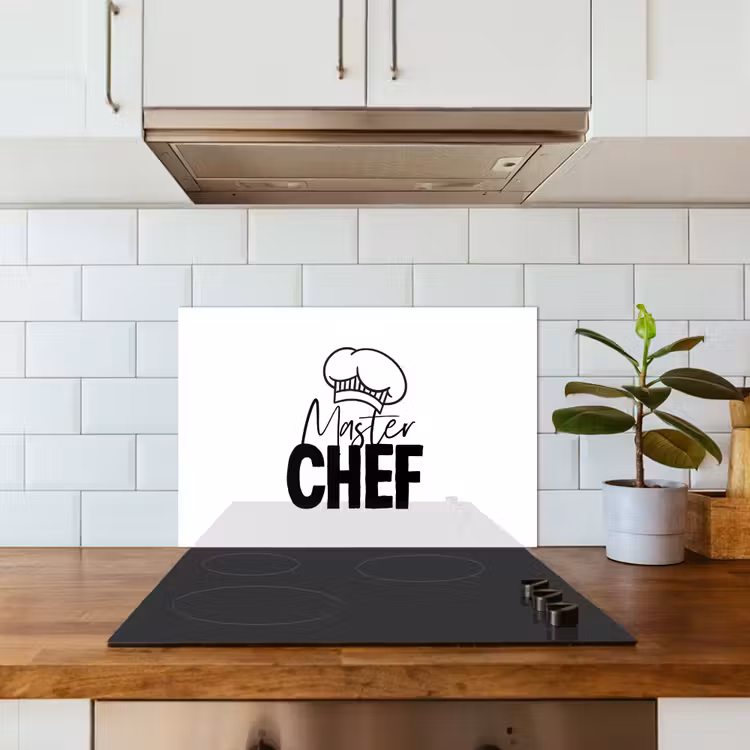 Kitchen splashback for hob - Kitchen - Cooking - Baking - Chef - Master Chef - Text — 3