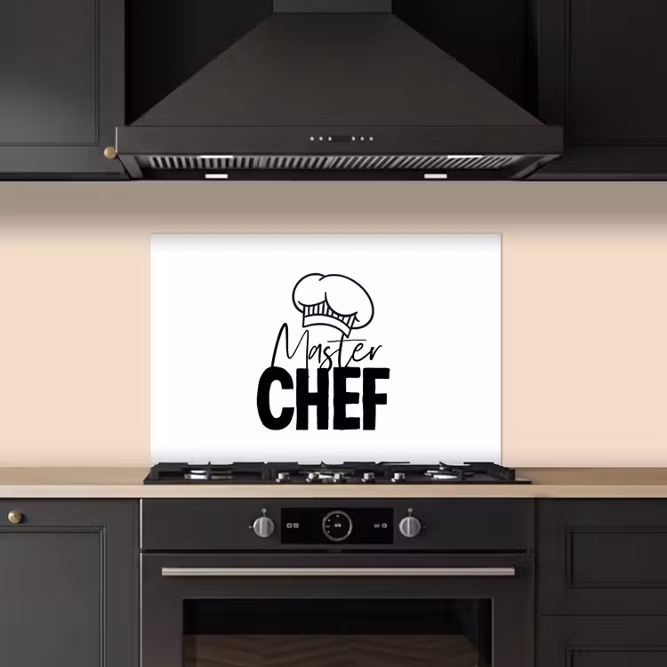 Kitchen splashback for hob - Kitchen - Cooking - Baking - Chef - Master Chef - Text — 5