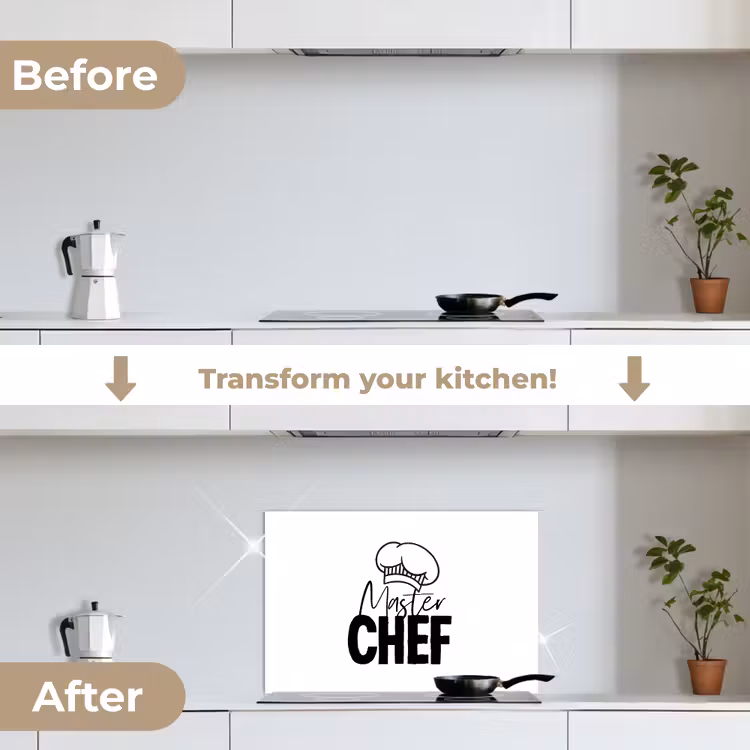 Kitchen splashback for hob - Kitchen - Cooking - Baking - Chef - Master Chef - Text — 7