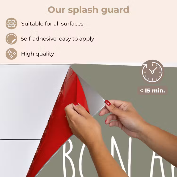 Kitchen splashback for hob - Proverbs - Bon appétit - Quotes - Enjoy your meal - Food — 4