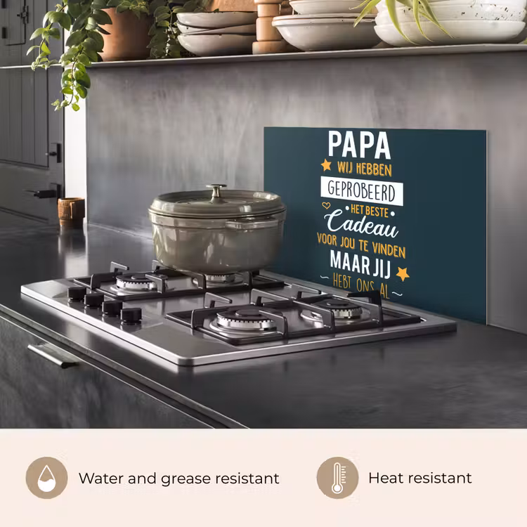 Kitchen splashback for hob - Quotes - Daddy - Proverbs - Daddy you already have us — 2