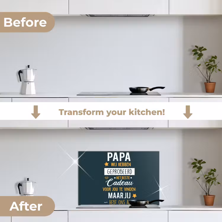 Kitchen splashback for hob - Quotes - Daddy - Proverbs - Daddy you already have us — 7