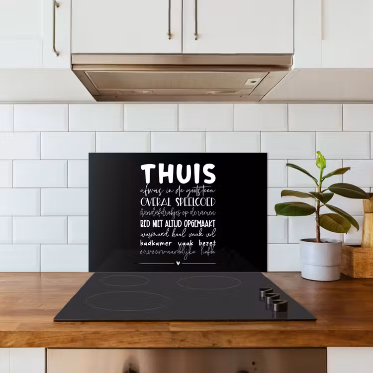 Kitchen splashback for hob - Home - Proverbs - Heart — 3