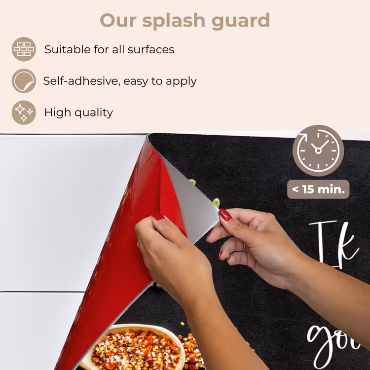 Kitchen splashback for hob - I throw things in the pan and thumb - Kitchen - Quotes - Proverbs - Humor — 4