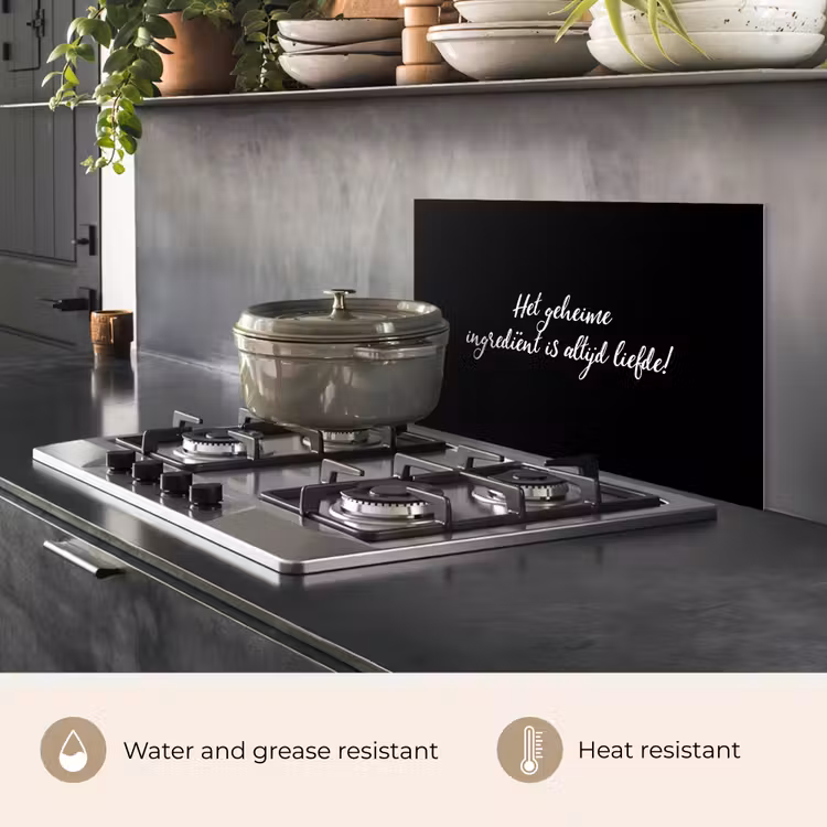 Kitchen splashback for hob - Quotes - Cooking - The secret ingredient is always love! - Quotes - Love — 2