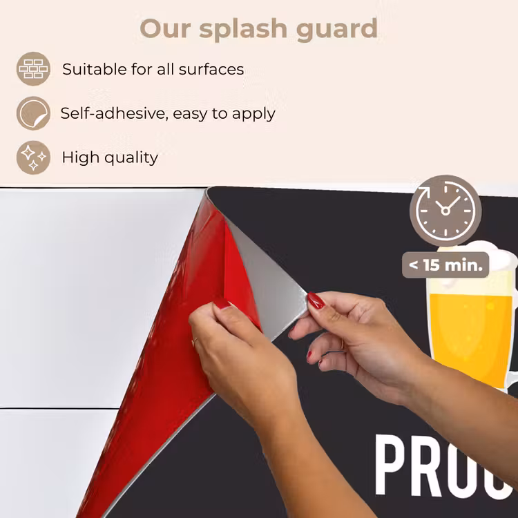 Kitchen splashback for hob - Proverbs - Cheers to the best dad - Quotes - Dad — 4