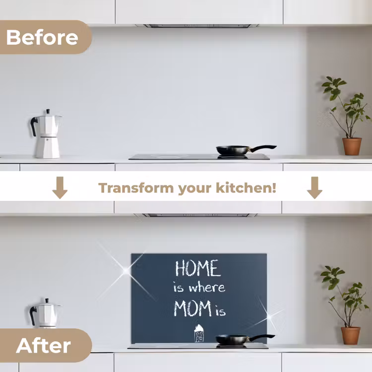 Kitchen splashback for hob - Quotes - Home is where mom is - Proverbs - Mother — 7