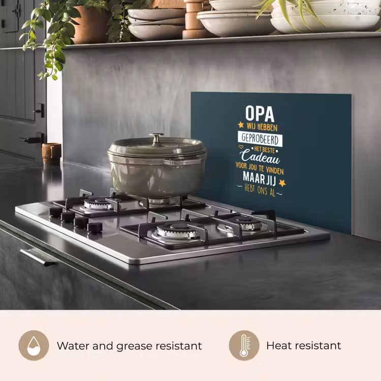 Kitchen splashback for hob - Proverbs - Grandpa you already have us - Quotes - Grandpa — 2
