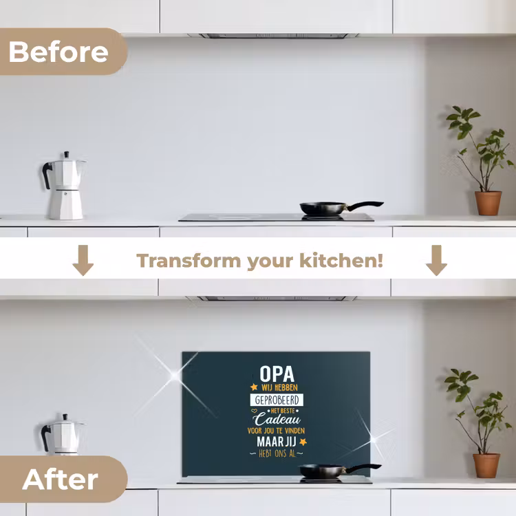 Kitchen splashback for hob - Proverbs - Grandpa you already have us - Quotes - Grandpa — 7