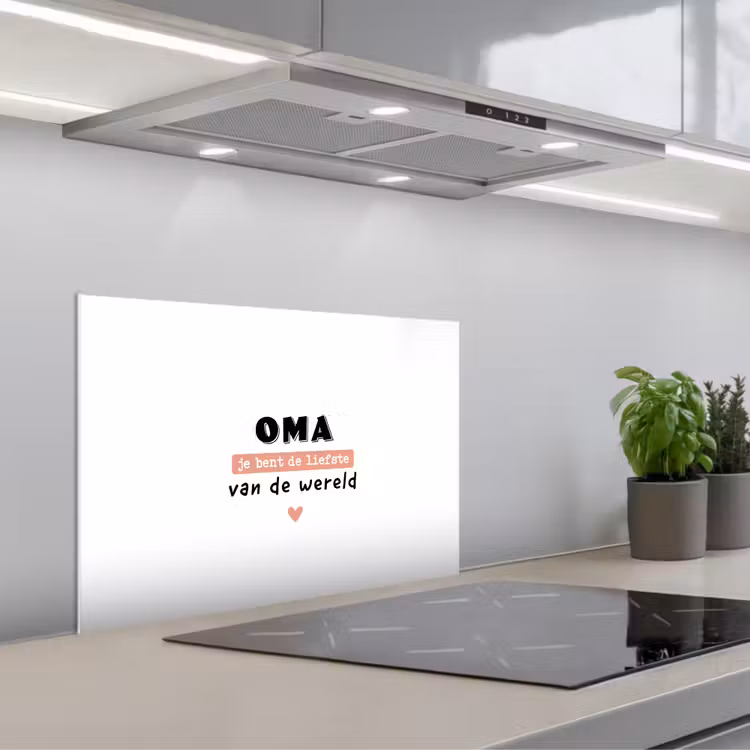 Kitchen splashback for hob - Quotes - Grandma you are the sweetest in the world - Proverbs - Grandma — 1
