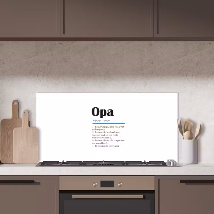 Kitchen splashback for hob - Quotes - Grandpa meaning - Proverbs - Dictionary — 3