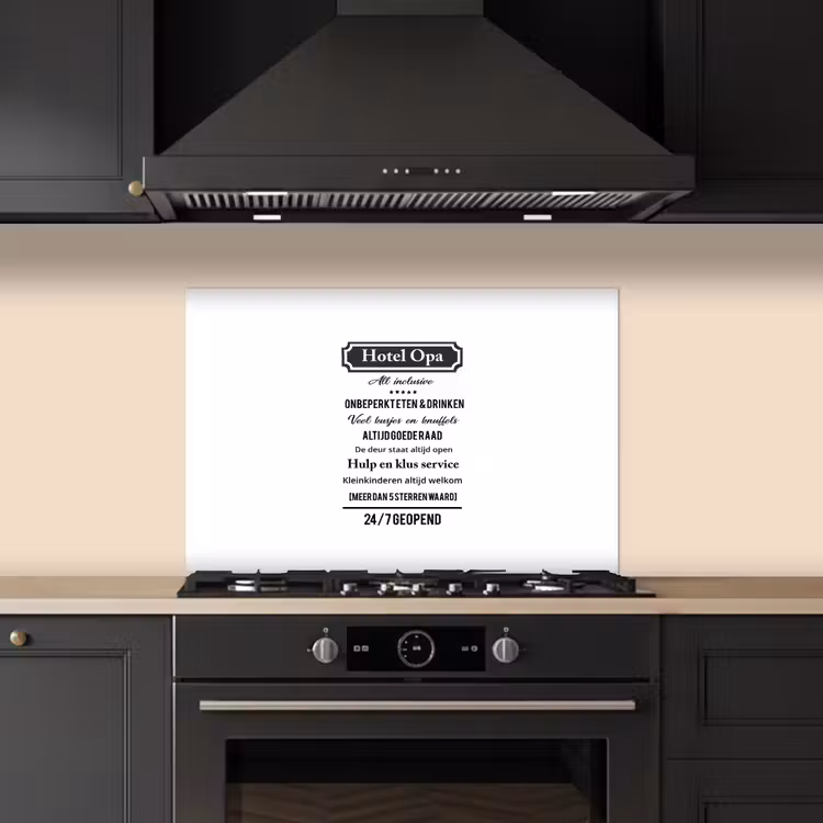 Kitchen splashback for hob - Quotes - Hotel grandpa - Proverbs - Grandpa — 5