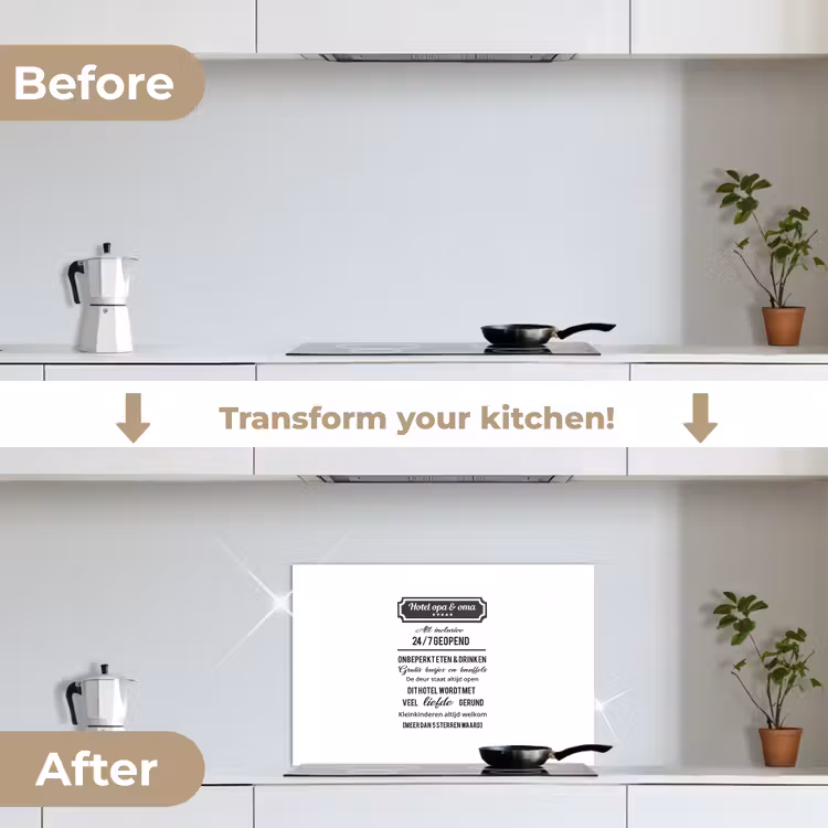 Kitchen splashback for hob - Hotel grandpa & grandma - Proverbs - Grandpa - Quotes - Grandma — 7