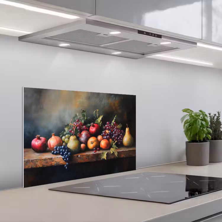 Kitchen splashback for hob - Rustic - Still Life - Fruit — 1