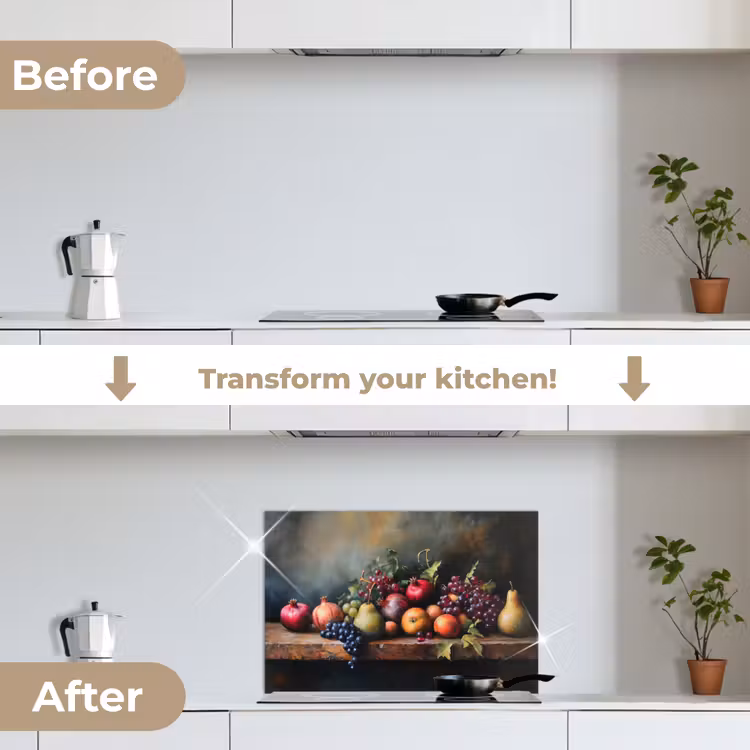 Kitchen splashback for hob - Rustic - Still Life - Fruit — 7