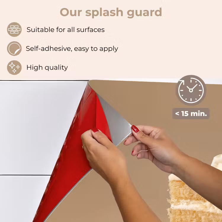 Kitchen splashback for hob - Vanilla cake - Cake - Creamy — 4