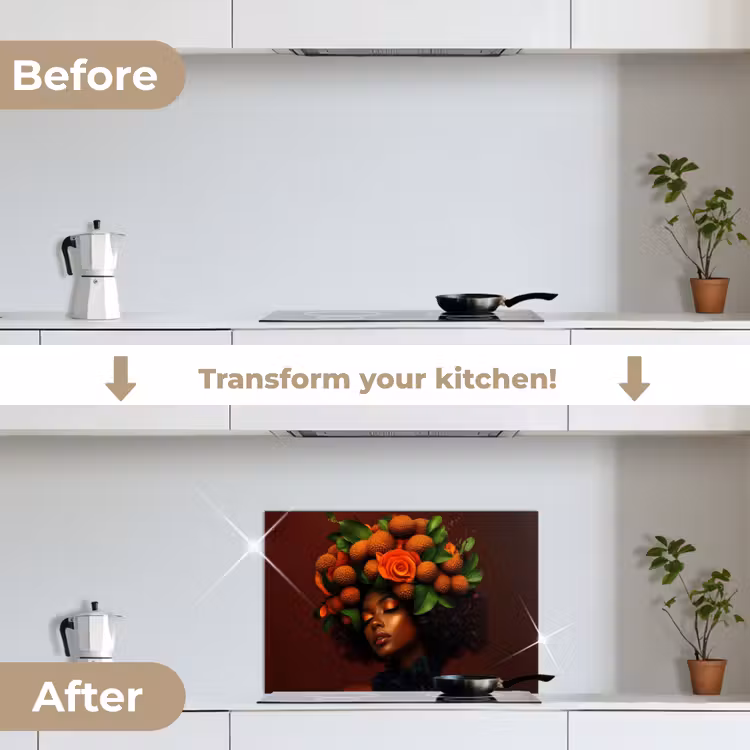 Kitchen splashback for hob - Woman - lychee - exotic — 7