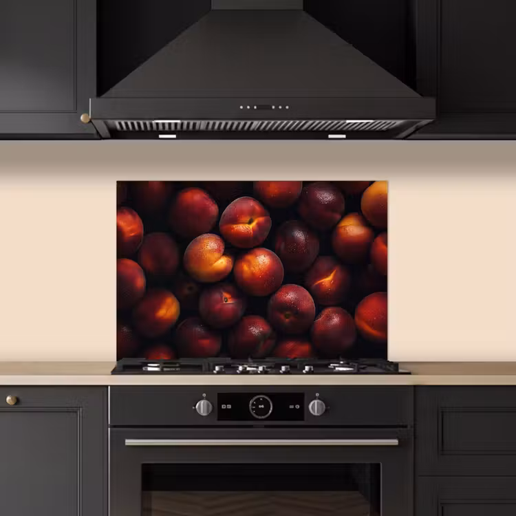 Kitchen splashback for hob - Fruit - Close up - Nectarines — 5