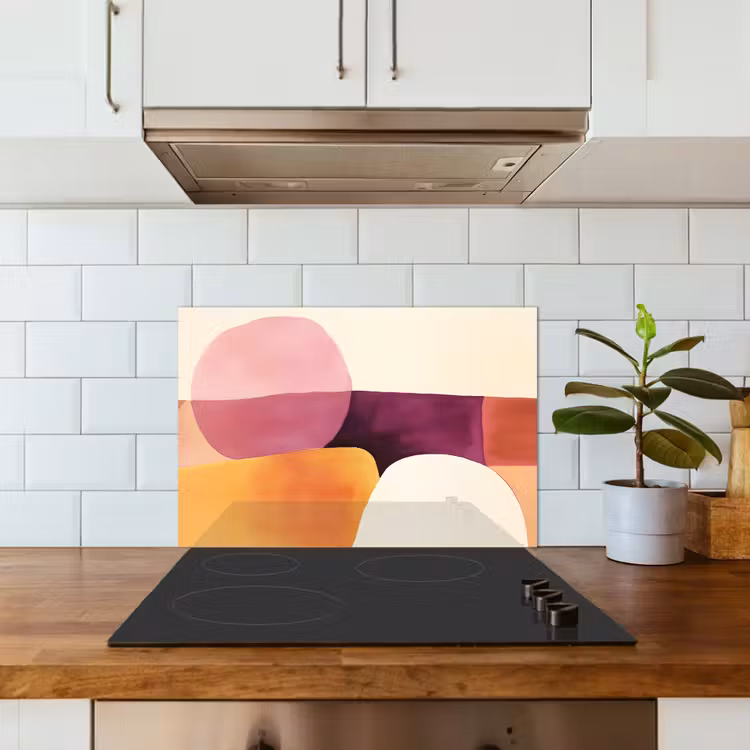 Kitchen splashback for hob - Shapes - Abstract - Colorful — 3