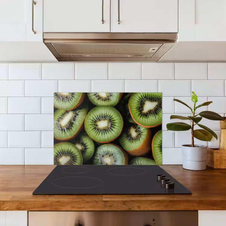 Kitchen splashback for hob - Kiwi - Fruit - Green — 3