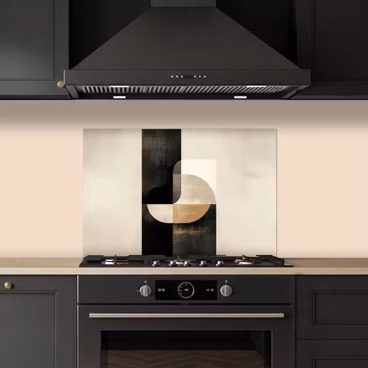 Kitchen splashback for hob - Modern - Square - Shapes — 5