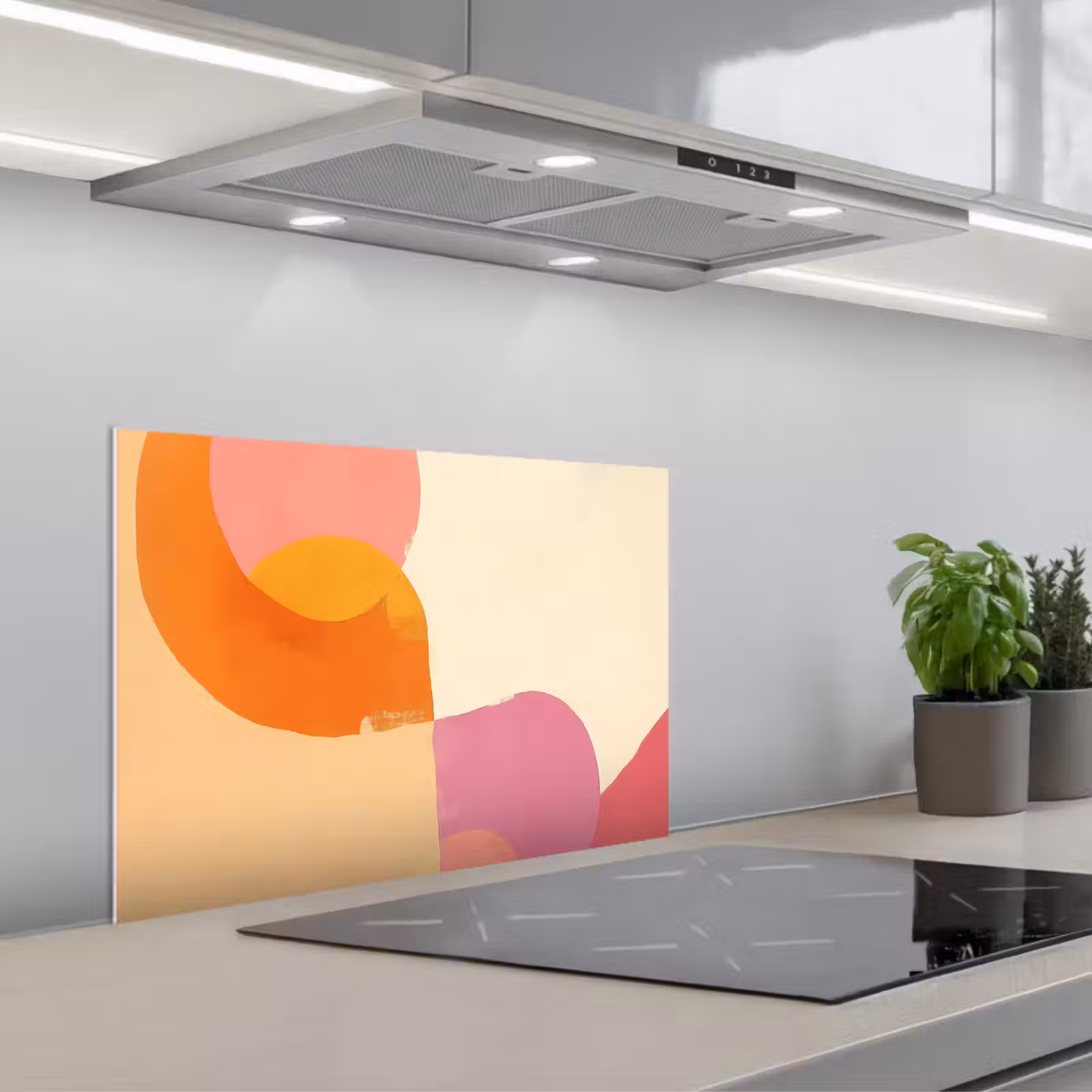 Kitchen splashback for hob - Shapes - Abstract - Colorful — 1