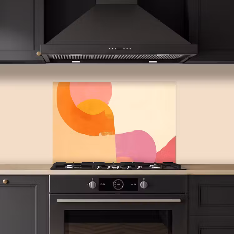 Kitchen splashback for hob - Shapes - Abstract - Colorful — 5