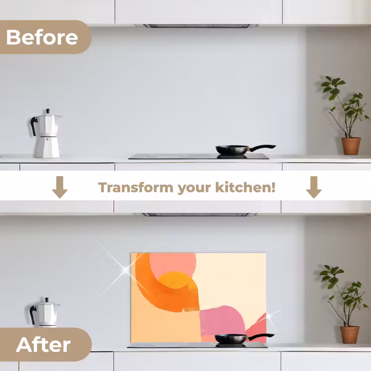 Kitchen splashback for hob - Shapes - Abstract - Colorful — 7