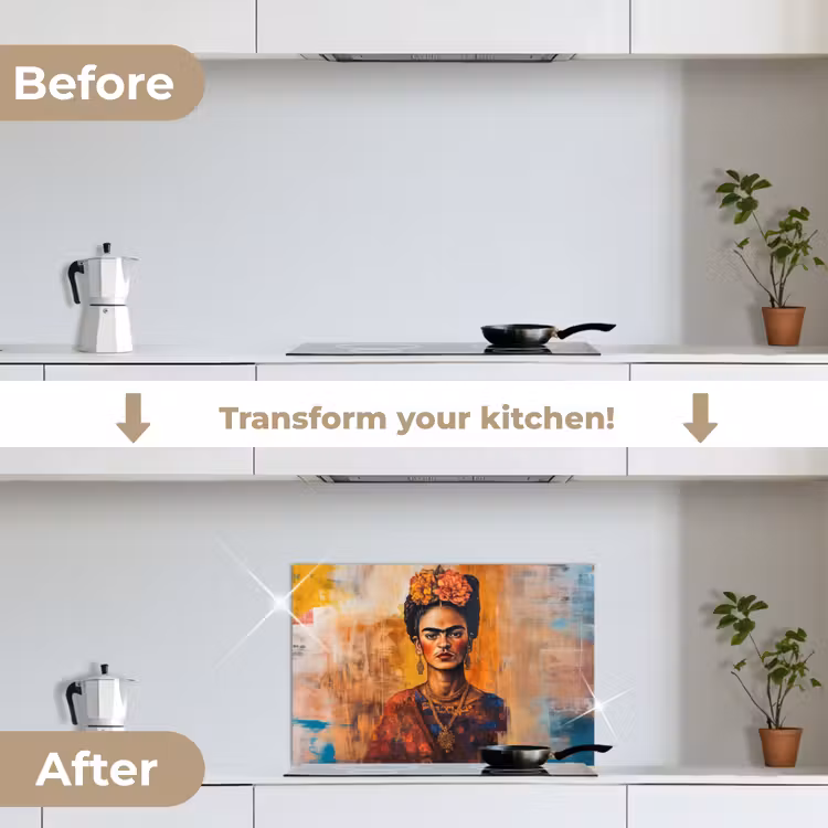 Kitchen splashback for hob - Portrait - Jewelry - Picturesque — 7