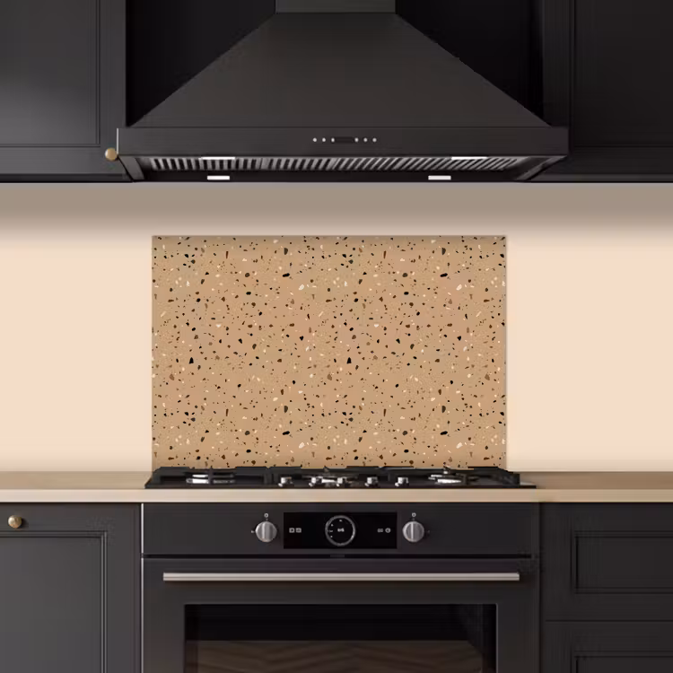 Kitchen splashback for hob - Terrazzo - Pattern - Beige — 5