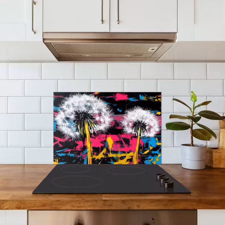 Kitchen splashback for hob - Street Art - Colorful - Wall — 3