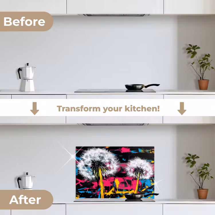 Kitchen splashback for hob - Street Art - Colorful - Wall — 7