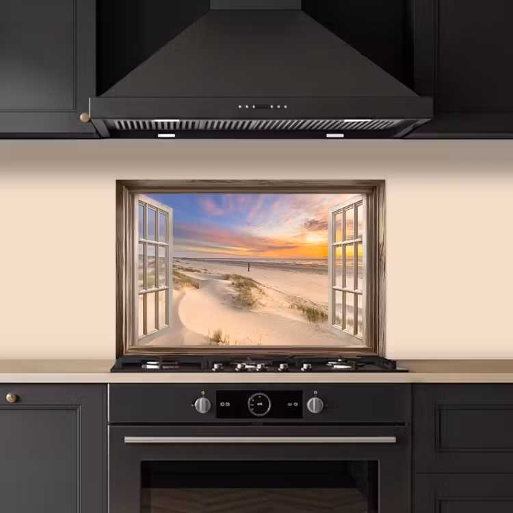 Kitchen splashback for hob - Views - Beach - Dunes - Nature - Landscape — 5