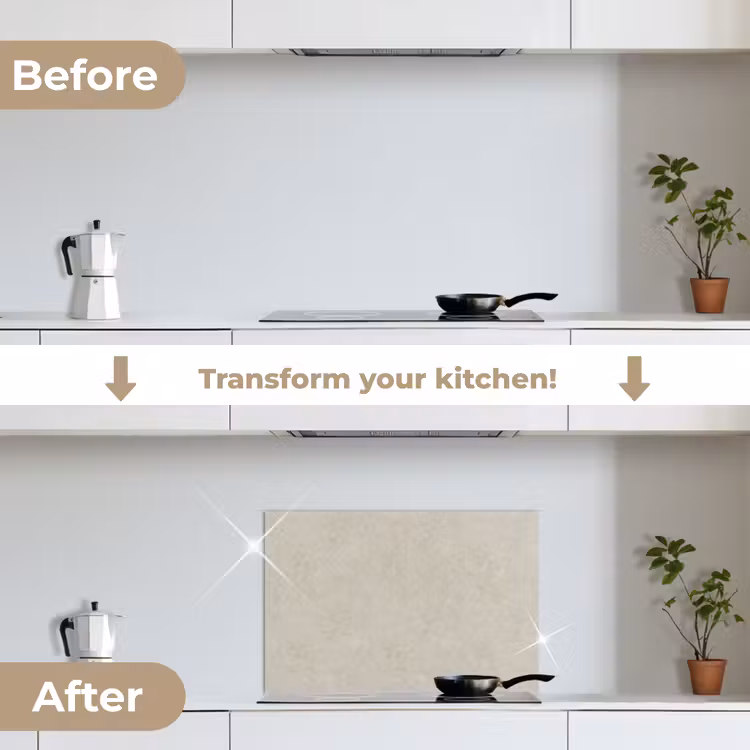 Kitchen splashback for hob - Stone - Concrete - Patterns — 7