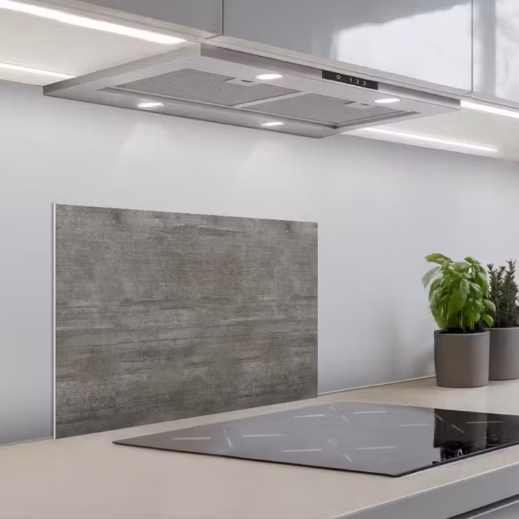 Kitchen splashback for hob - Structure - Concrete - Stone - Patterns — 1