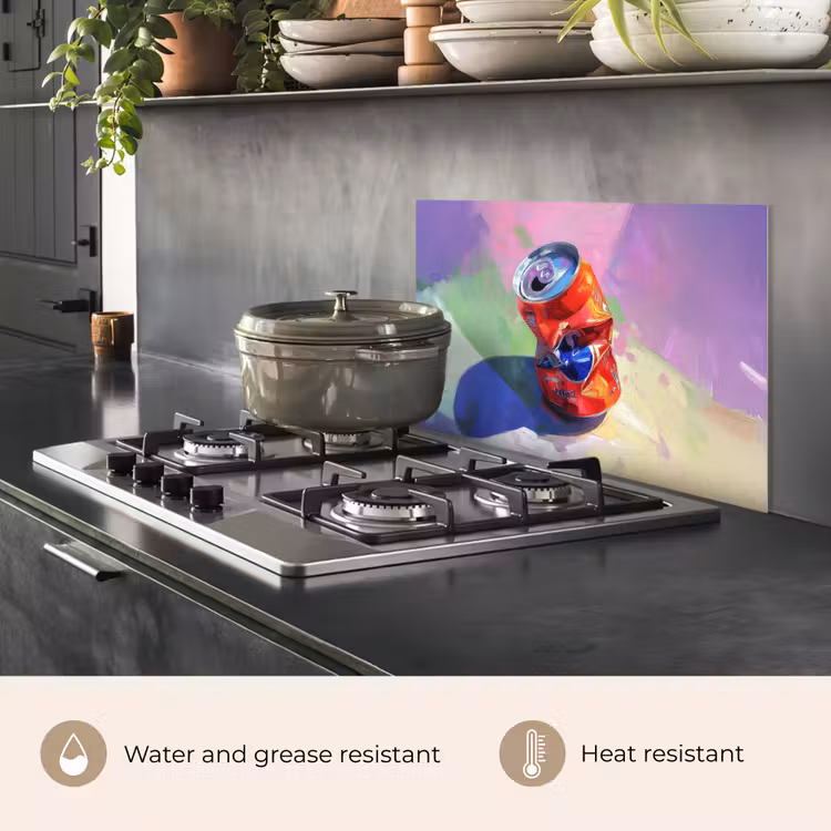 Kitchen splashback for hob - Soft drink - Canned - Purple — 2