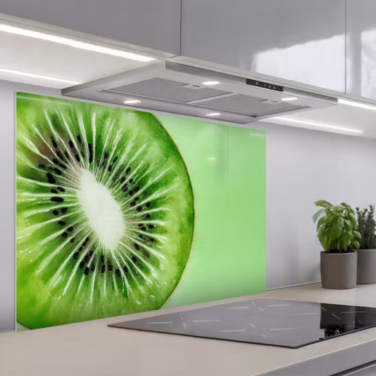 Kitchen splashback for hob - Kiwi - Green - Fresh — 1