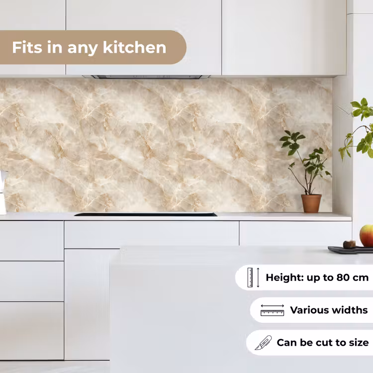 Kitchen splashback - Light beige - Onyx - Subtle — 7