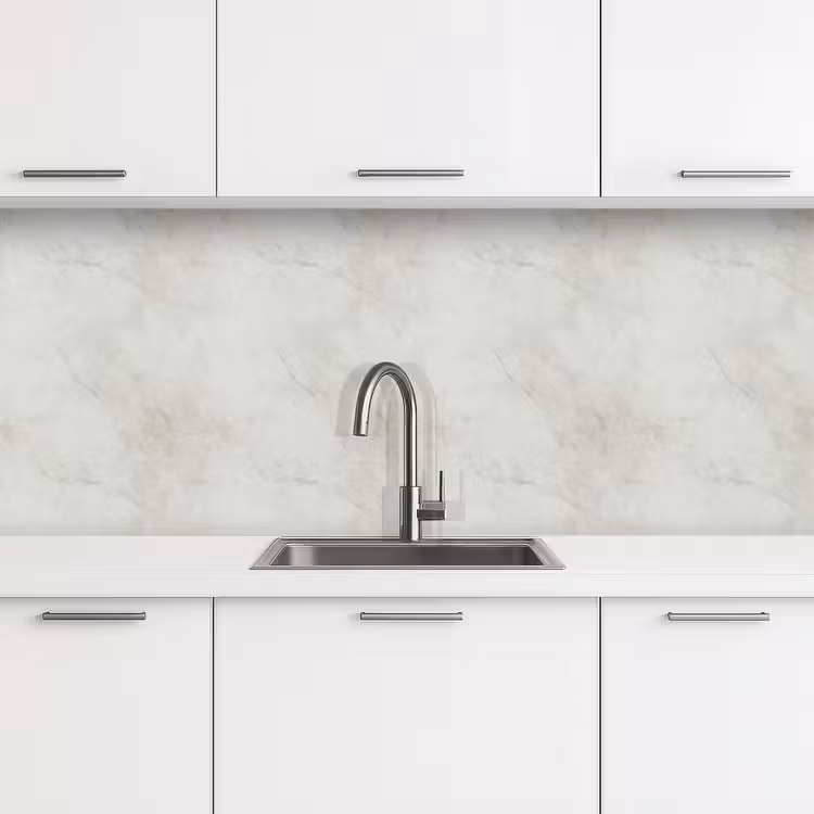 Kitchen splashback - Gray - Marble - Veins — 4