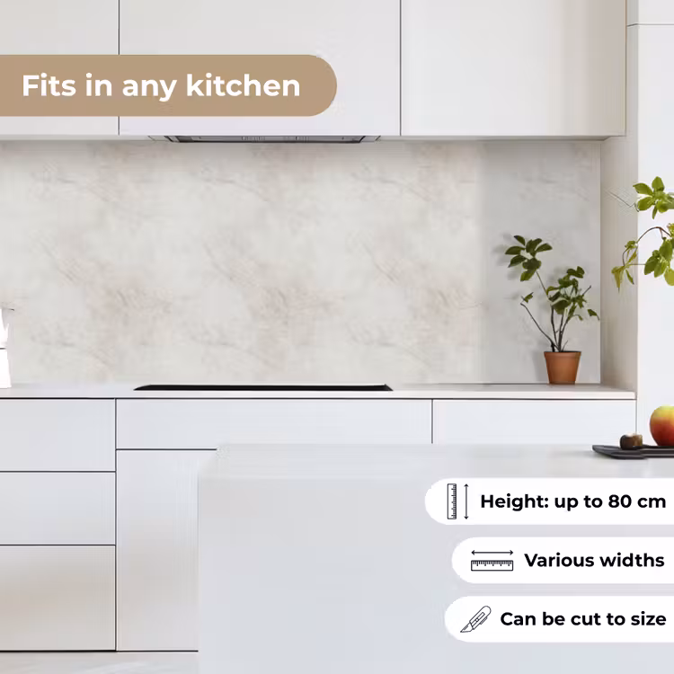 Kitchen splashback - Gray - Marble - Veins — 7