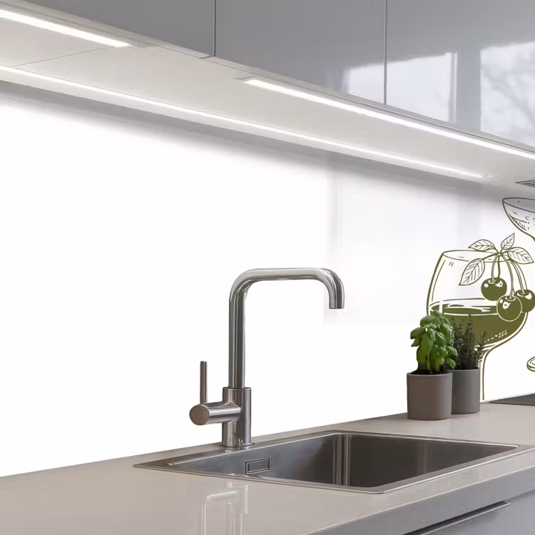 Kitchen splashback - Glasses - Cocktails - Green — 2
