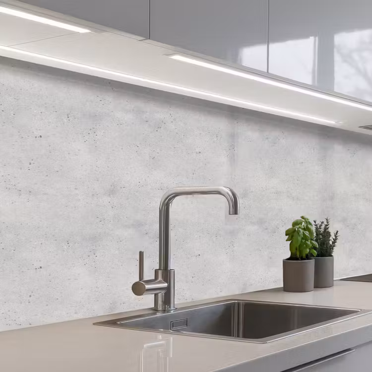 Kitchen splashback - Gray - Concrete - Neutral — 2