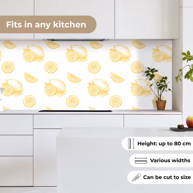 Kitchen splashback - Lemon - Pattern - Yellow — 7