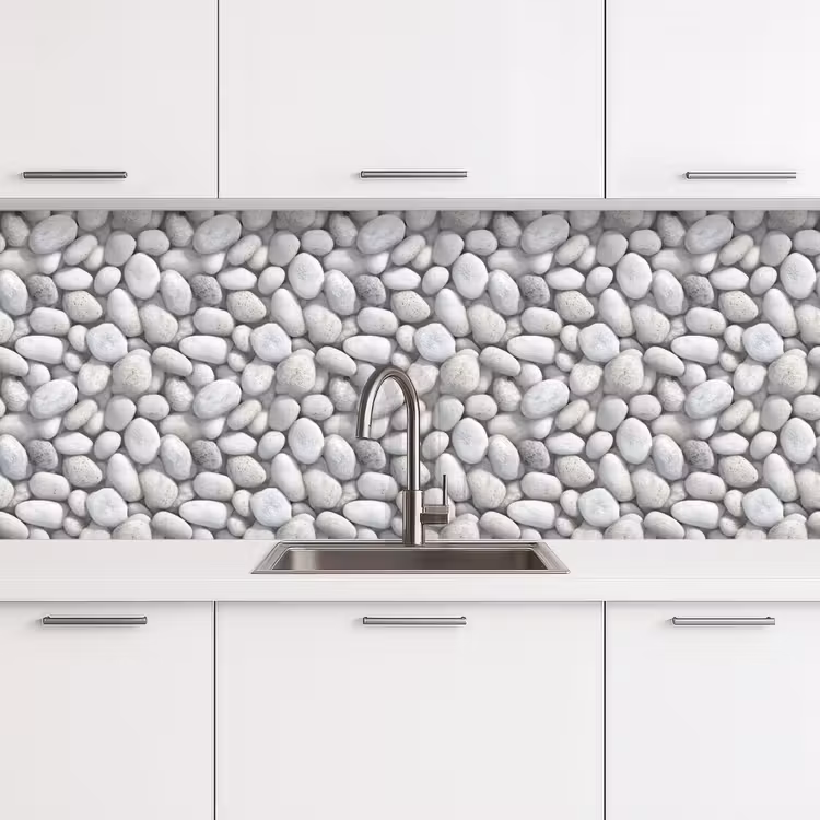 Kitchen splashback - Rhinestones - Gray - Oval — 4