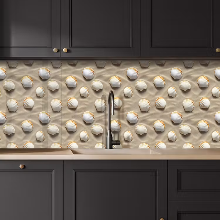 Kitchen splashback - Shells - Sand - Maritime — 6