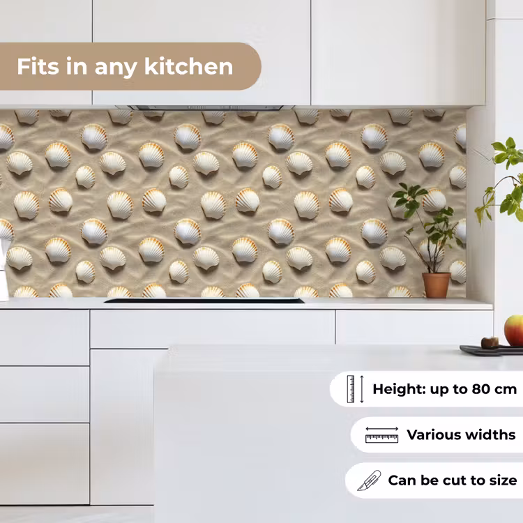 Kitchen splashback - Shells - Sand - Maritime — 7